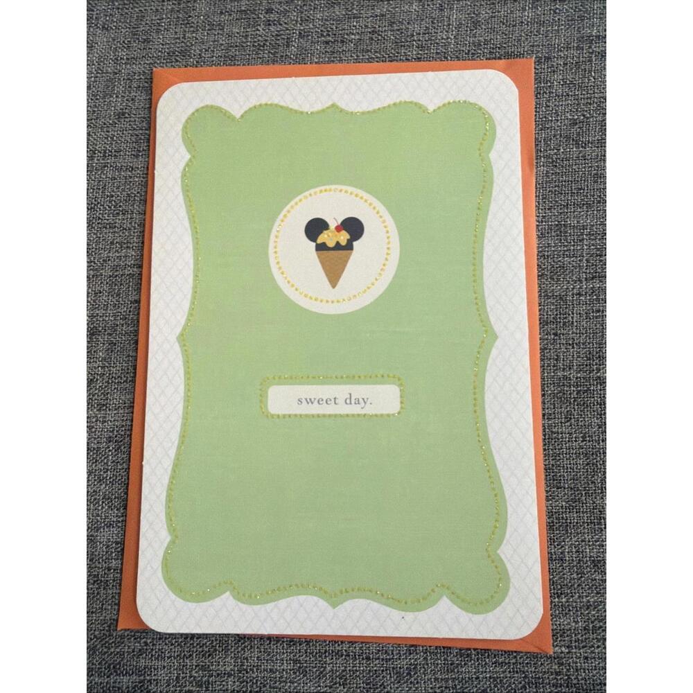 Hallmark Disney Birthday Greeting Card Mickey Mouse Sweet Day Big Dreams New